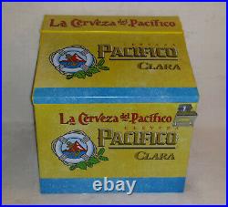 Pacifico Clara Cerveza Beer Metal Cooler Ice Chest Hard to Find