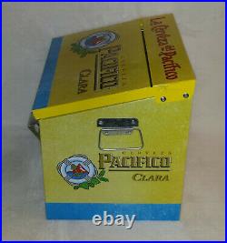 Pacifico Clara Cerveza Beer Metal Cooler Ice Chest Hard to Find