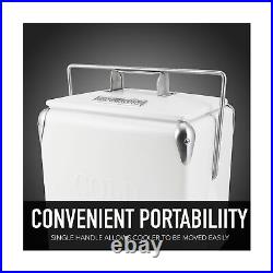 Permasteel PS-A205-14QT-WT Portable Picnic Cooler, 14-Quart, White