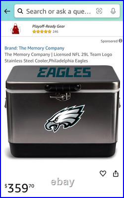 Philadelphia Eagles Stainless Steel Cooler