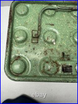 PolarPack Universal Container Company Green Metal Bottle Cooler Ice Chest 1930s