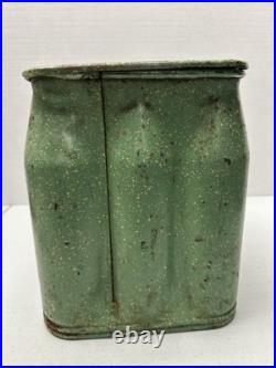 PolarPack Universal Container Company Green Metal Bottle Cooler Ice Chest 1930s