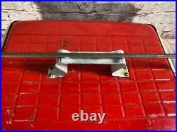 Poloron COLA COOLER Metal Ice Chest Fiberglass Insulated Can Opener RUST FREE