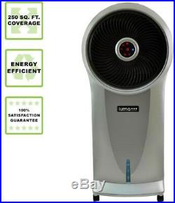 Portable Evaporative Air Cooler 500 CFM 3-Speed Air Modes 250 sq. Ft. Metallic