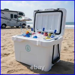 Premium 21Qt Roto-Molded Cooler Box 4Day Ice Retention for Extended Camping