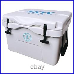 Premium 21Qt Roto-Molded Cooler Box 4Day Ice Retention for Extended Camping