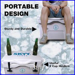 Premium 21Qt Roto-Molded Cooler Box 4Day Ice Retention for Extended Camping