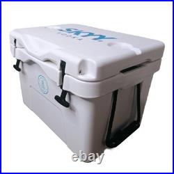Premium 21Qt Roto-Molded Cooler Box 4Day Ice Retention for Extended Camping