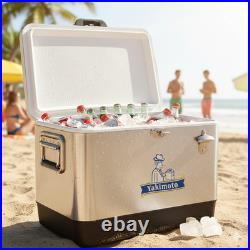 Premium Yakimoto 54Qt Stainless Steel Ice Chest Unique Party Gift for Men