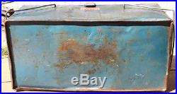 Preway VINTAGE RETRO COOLER GREEN 1950s HEAVY METAL CHEST