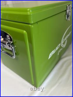 RARE! Budlight Lime Metal Cooler Ice Chest