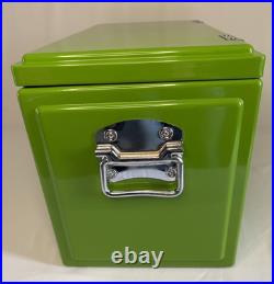 RARE! Budlight Lime Metal Cooler Ice Chest