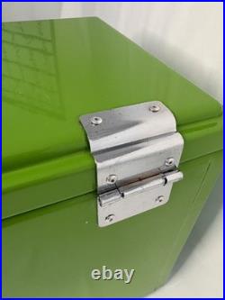 RARE! Budlight Lime Metal Cooler Ice Chest