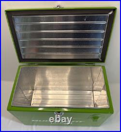 RARE! Budlight Lime Metal Cooler Ice Chest