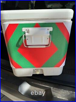 RARE CERVEZA DOS EQUIS XX BEER BIG METAL ICE CHEST COOLER WithBOTTLE OPENER