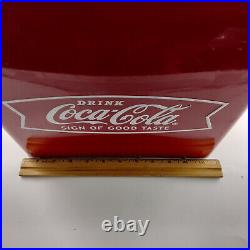 RARE Coca-Cola 1950's Antique Replica All Metal Ice Chest Cooler withBottle Opener