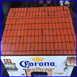 RARE Corona House Drink Beer Ice Chest Metal Cooler By Hector Davila Opener