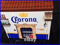 RARE Corona House Drink Beer Ice Chest Metal Cooler By Hector Davila Opener