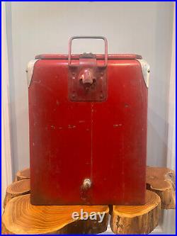 RARE LARGE & VINTAGE Red Pleasure Chest MASTER 1950's Cooler