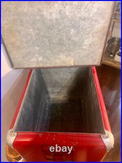 RARE LARGE & VINTAGE Red Pleasure Chest MASTER 1950's Cooler