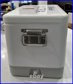 RARE! MICHELOB ULTRA 54 Qt. Cooler Side Bottle Opener & Metal Latch. Stainless RARE! MICHELOB ULTRA 54 Qt. Cooler Side Bottle Opener & Metal Latch. Stainless