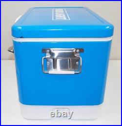 RARE! Nice! Vtg Large BUDWEISER Bud Light Beer METAL COOLER with Bottle Opener