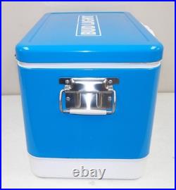 RARE! Nice! Vtg Large BUDWEISER Bud Light Beer METAL COOLER with Bottle Opener