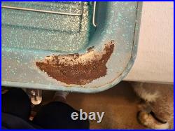 RARE! Vintage NATCCO Frigi-nette Portable Metal Cooler Ice Box 1950s Chicago