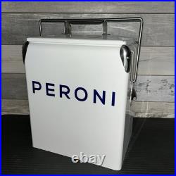 RARE Vintage PERONI BEER PICNIC COOLER Metal RARE Vintage PERONI BEER PICNIC COOLER Metal