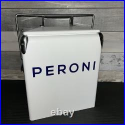 RARE Vintage PERONI BEER PICNIC COOLER Metal