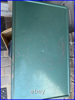 READ Vintage Coleman Snow-Lite Low Boy Cooler 5254 700 with Box Green READ READ Vintage Coleman Snow-Lite Low Boy Cooler 5254 700 with Box Green READ