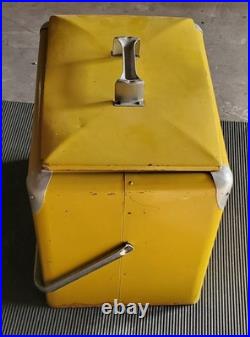 ROYAL CROWN RC COLA Metal Cooler Chest Embossed Letters-All Original