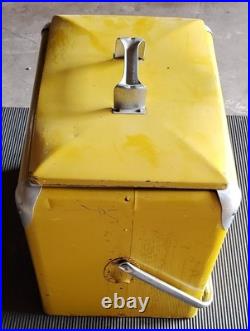 ROYAL CROWN RC COLA Metal Cooler Chest Embossed Letters-All Original