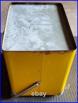 ROYAL CROWN RC COLA Metal Cooler Chest Embossed Letters-All Original