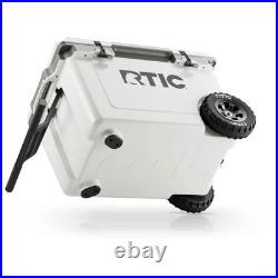 RTIC 52 QT Ultra-Light Wheeled Cooler Rolling Ice Chest Camping Marine