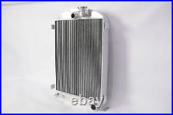 Radiator Fit For Ford CHEVY-V8-Engine Swap 1935-1936 28 Inch High withCooler