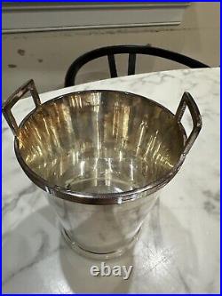 Ralph Lauren Vintage Silver Plated Ice Bucket Cooler 6 1/4