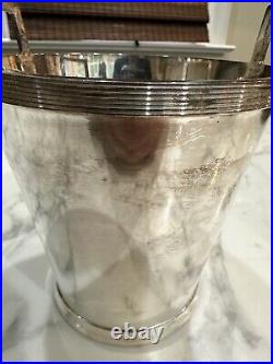 Ralph Lauren Vintage Silver Plated Ice Bucket Cooler 6 1/4