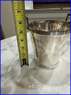 Ralph Lauren Vintage Silver Plated Ice Bucket Cooler 6 1/4