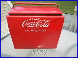 Rare Antique Vintage Coca-cola Coke Soda Cavalier Metal Cooler Atlanta Georgia