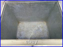 Rare Canada Dry Metal Cooler double sided logo with handle 18 x 13 x 16