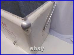 Rare Canada Dry Metal Cooler double sided logo with handle 18 x 13 x 16