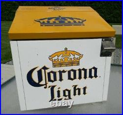 Rare Corona Light Beer Cerveza Metal Cooler Bottle Opener Mexico Modelo