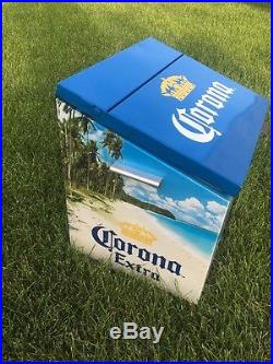 Rare Metal Corona Light Cooler Ice Chest Beer Sign Find Your Beach Bottle Opener