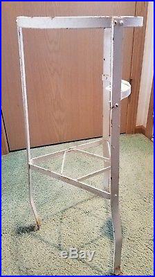 Rare Old Antique School House Metal Water Cooler Crock Stand