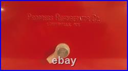 Rare Original 1958-1959 Vintage Metal Coca Cola Red Cooler with Tray (LOOK)