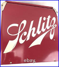 Rare Schlitz Brewing Company Retro Metal Beer Cooler Chest FREE SHIPPING