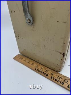 Rare Schlitznic Cooler Schlitz Beer Metal Cronstroms Picnic Ice Chest withHandle Rare Schlitznic Cooler Schlitz Beer Metal Cronstroms Picnic Ice Chest withHandle