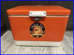 Rare Shock Top Beer Metal Steel Cooler Large Promo 23x 16 x 15 Free Shipping