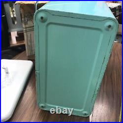 Rare Turquoise Crestline Cooler A Coleman Product